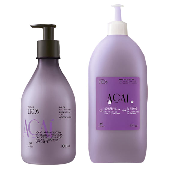 Natura EKOS Conjunto Açaí / Pulp Set Moisturizing Deodorant For The Body Acai