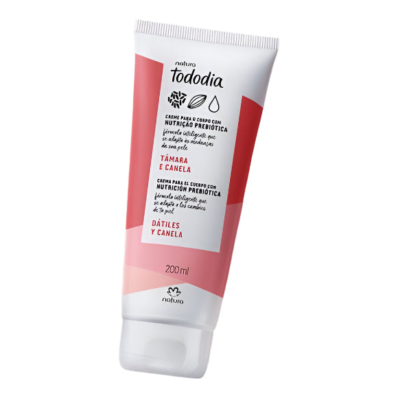 Natura TODODIA Tâmara Canela / Nutritious Deodorant Cream For Body Tamara And Cinnamon - 200ml