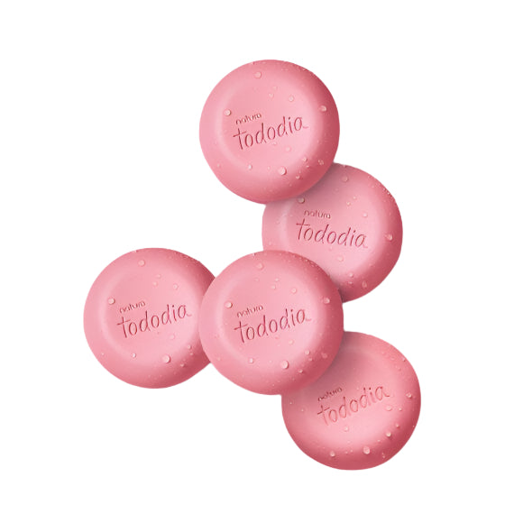 Natura TODODIA Framboesa Pimenta Rosa / Soaps In Pure Vegetable Bar Raspberry And Pink Pepper