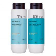 Natura LUMINA Sistema Limpeza Cabelos Lisos / Système de nettoyage léger et système de protection