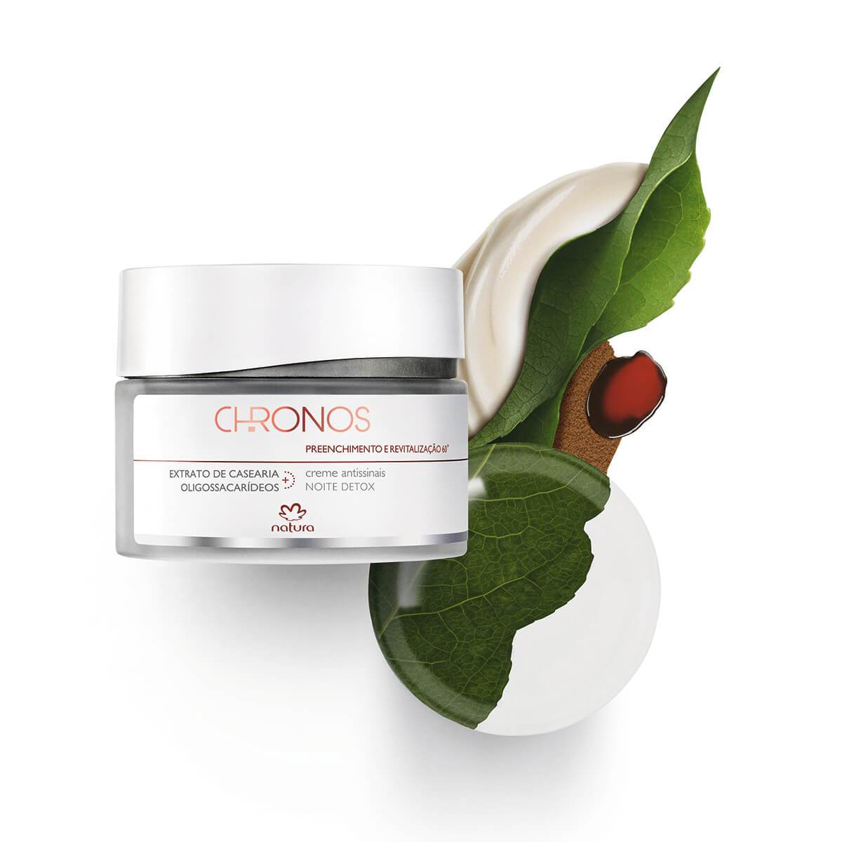 Natura CHRONOS Antissinais 60+ Noite Preenchimento Revitalização / Antisset Cream 60+ Night Filling And Revitalization - 40g