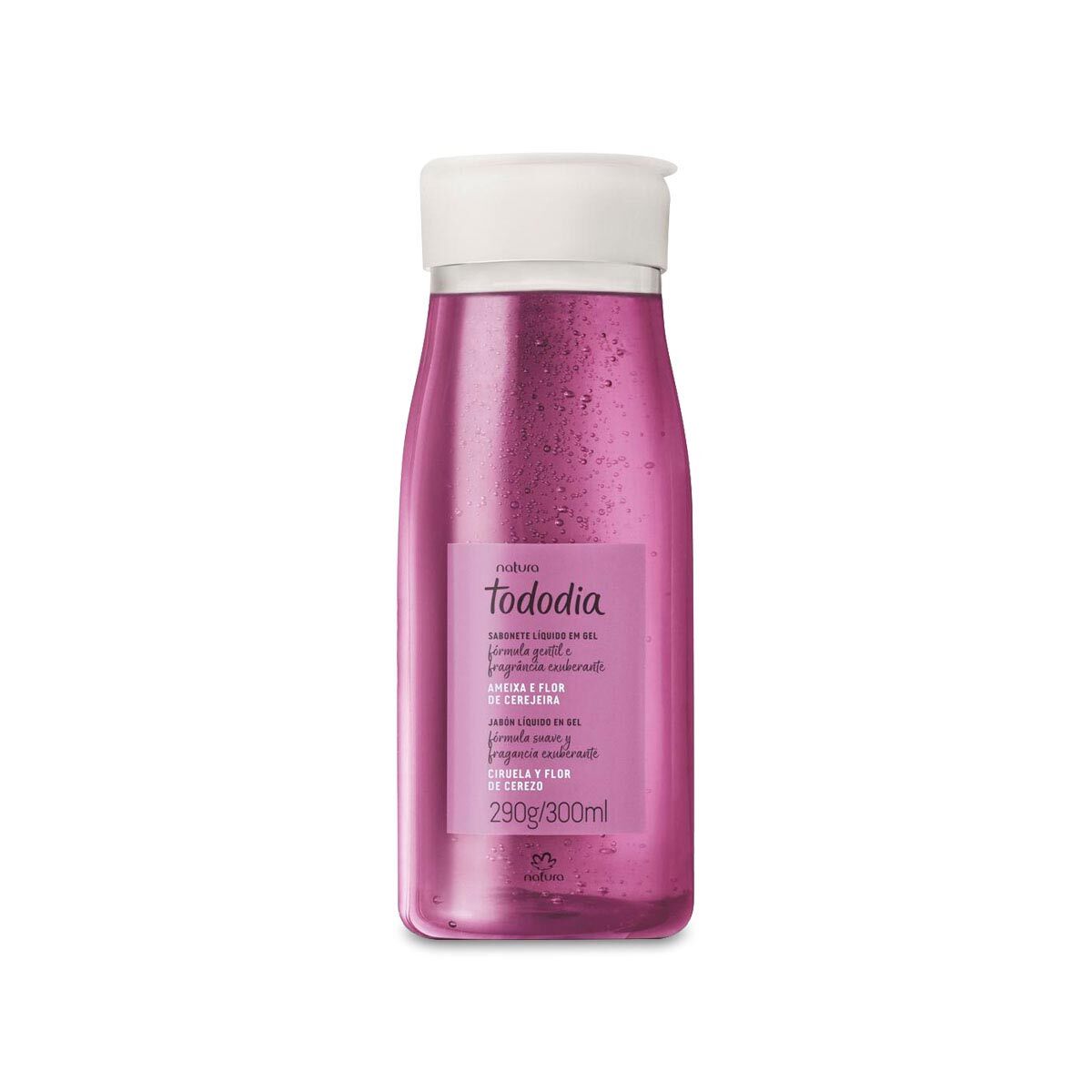 Natura TODODIA Ameixa Flor Cerejeira / Liquid Soap On Plum And Cherry Blossom - 300ml
