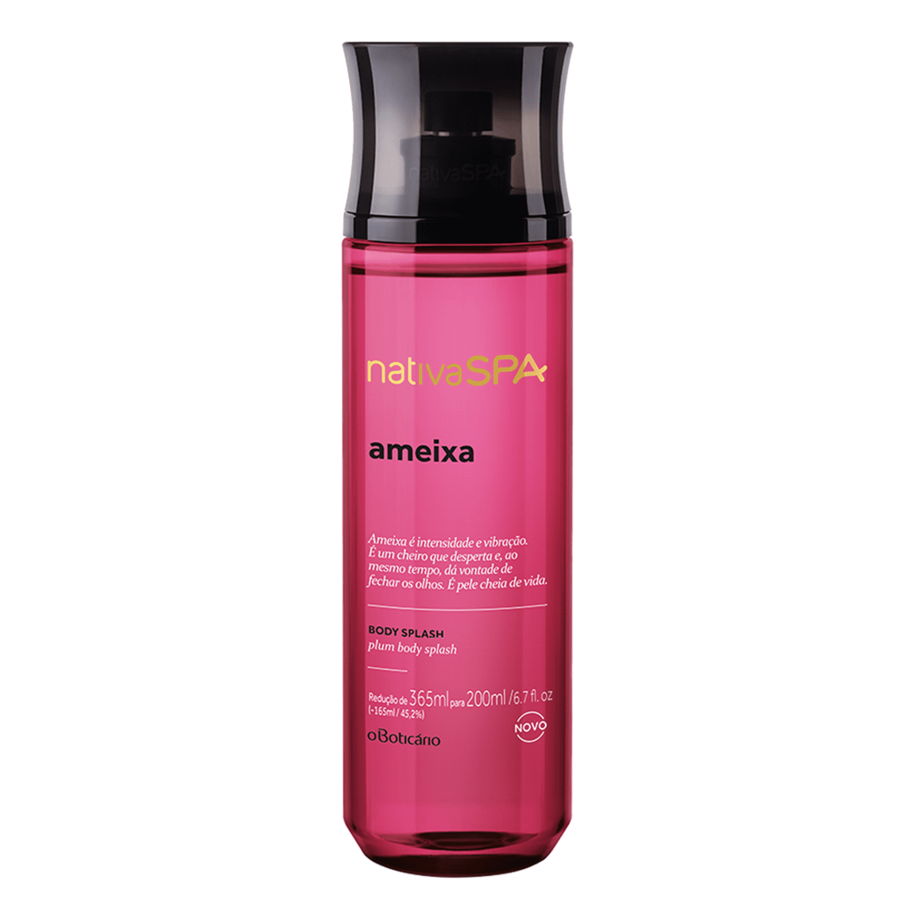 Deodorant Cologne Body Splash Native Spa, Plum 200ml - o Boticario Perfume