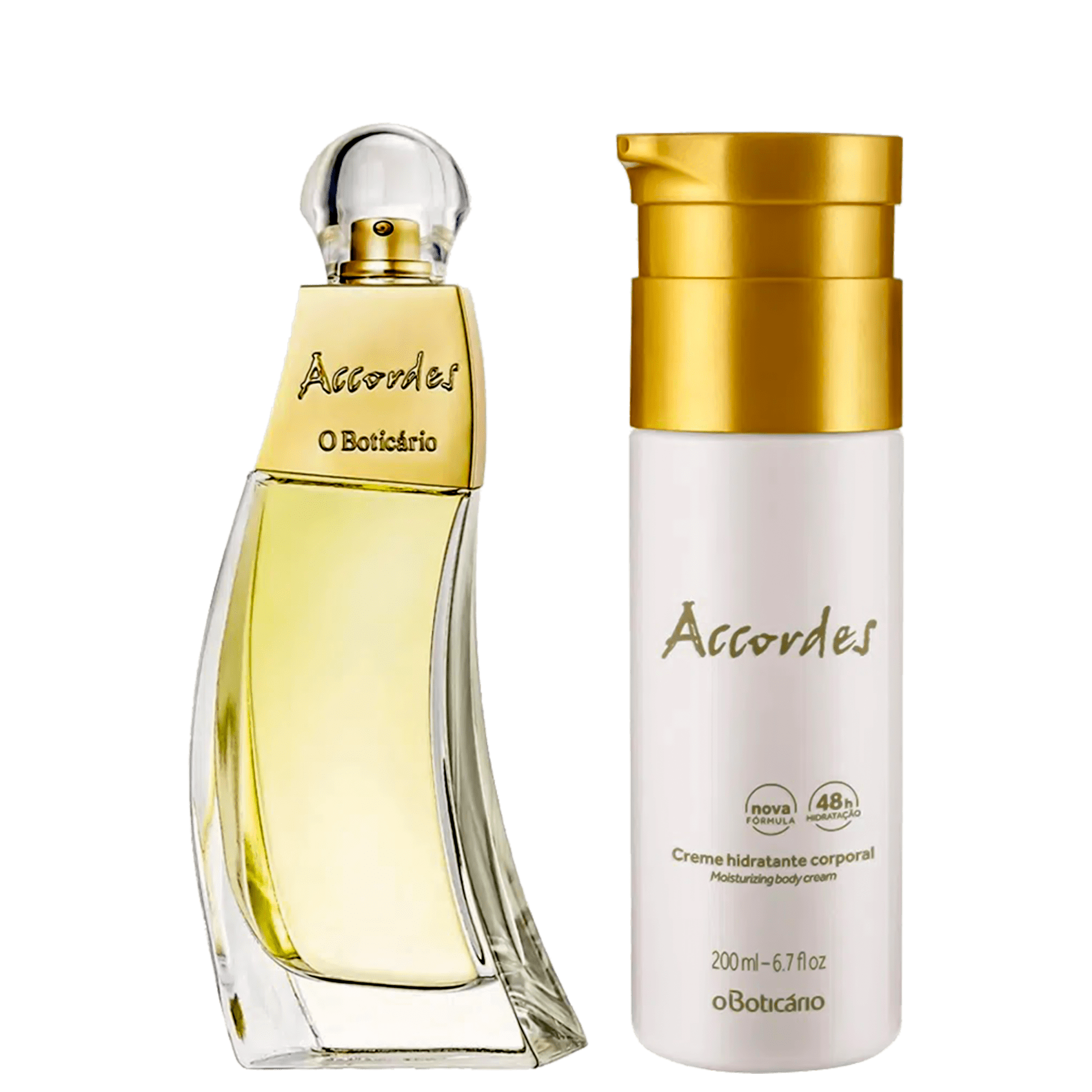 Kit Accordes : Des. Cologne + Crème hydratante pour le corps - o Boticario