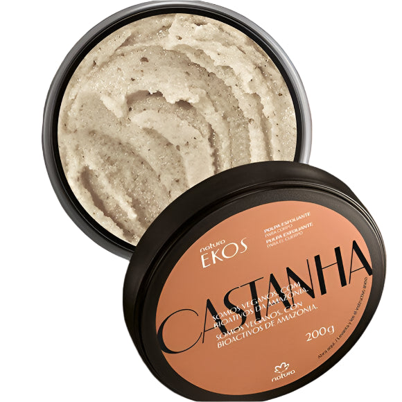 Natura EKOS Esfoliante Renovação Castanha / Exfoliating Pulp Hydration And Renovation For The Body Brown - 200g