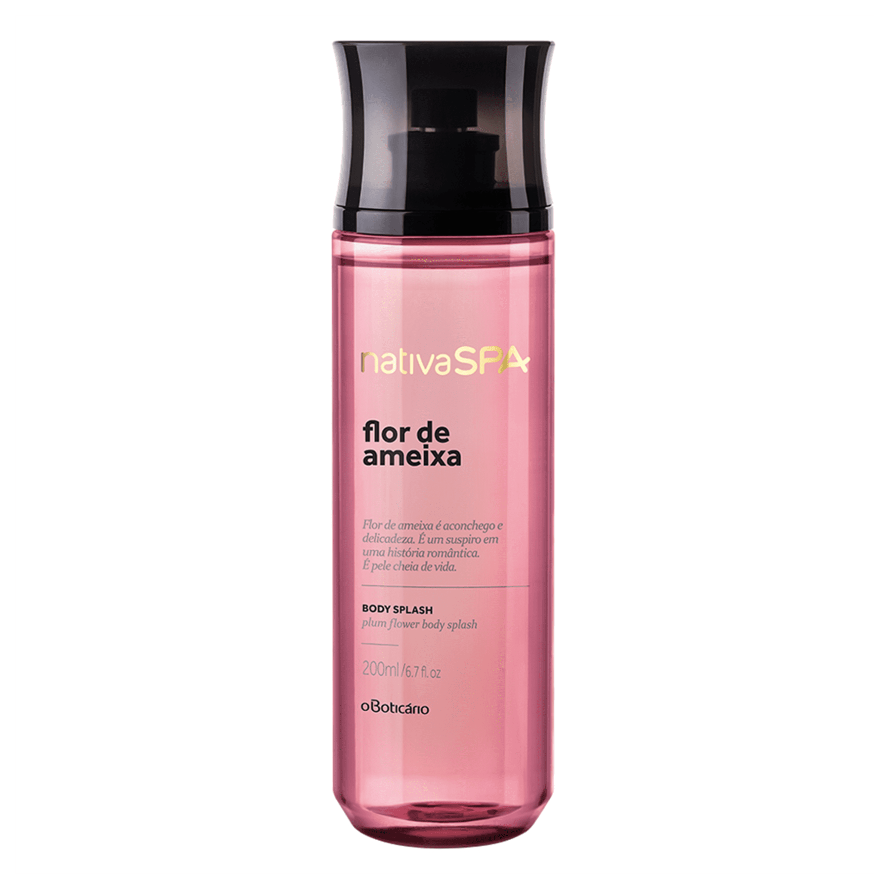 Déodorant Cologne Body Splash Native Spa Plum Flower 200 ml - o Boticario
