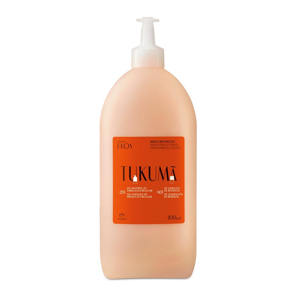Natura EKOS Tukumã / Recharge Déodorant Hydratant Pulpe Pour Le Corps Tukumã - 400ml