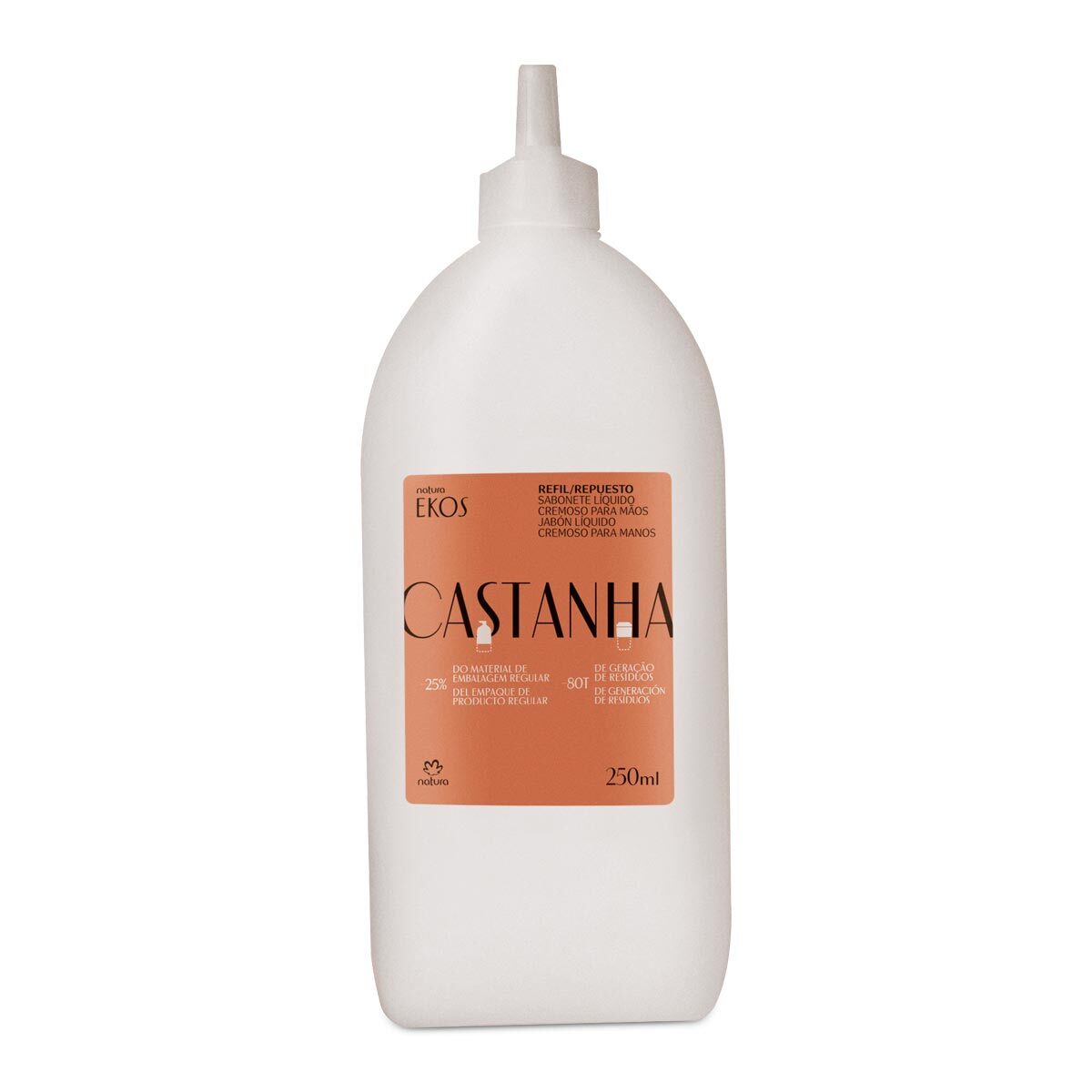 Natura EKOS Mãos Castanha / Refill Liquid Soap For Brown Hands - 250ml