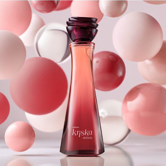 Natura KRISKA Delírio Feminino / Delirium Deodorant Female Cologne - 100 Ml Perfume