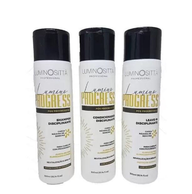 Lumino Progress Home Care Daily Hair Maintenance Kit 3x300ml - Luminositta