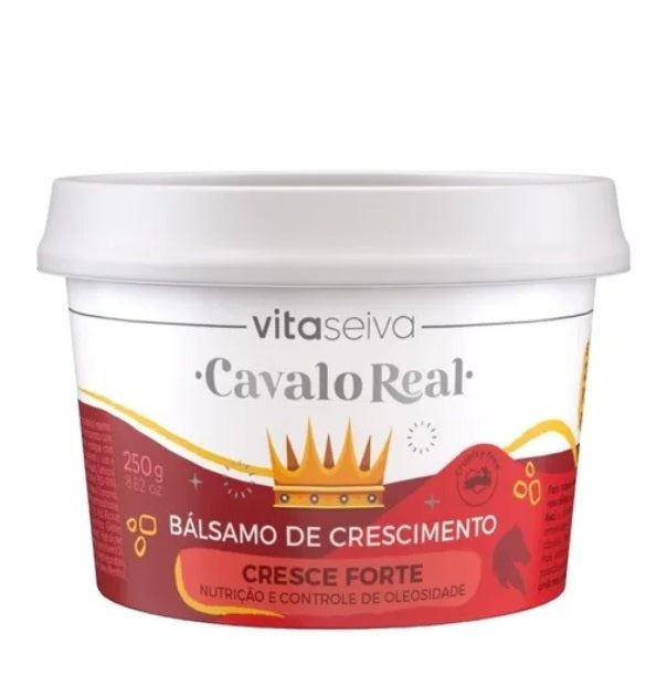 Cavalo Real Growth Treatment Mask Oil Control Nourishing Balm 250g - Vita Seiva