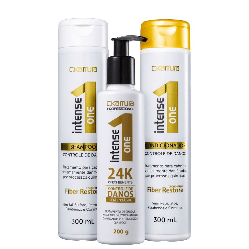 C.Kamura Intense One 24k Kit Trio Damage Control (3 Products)