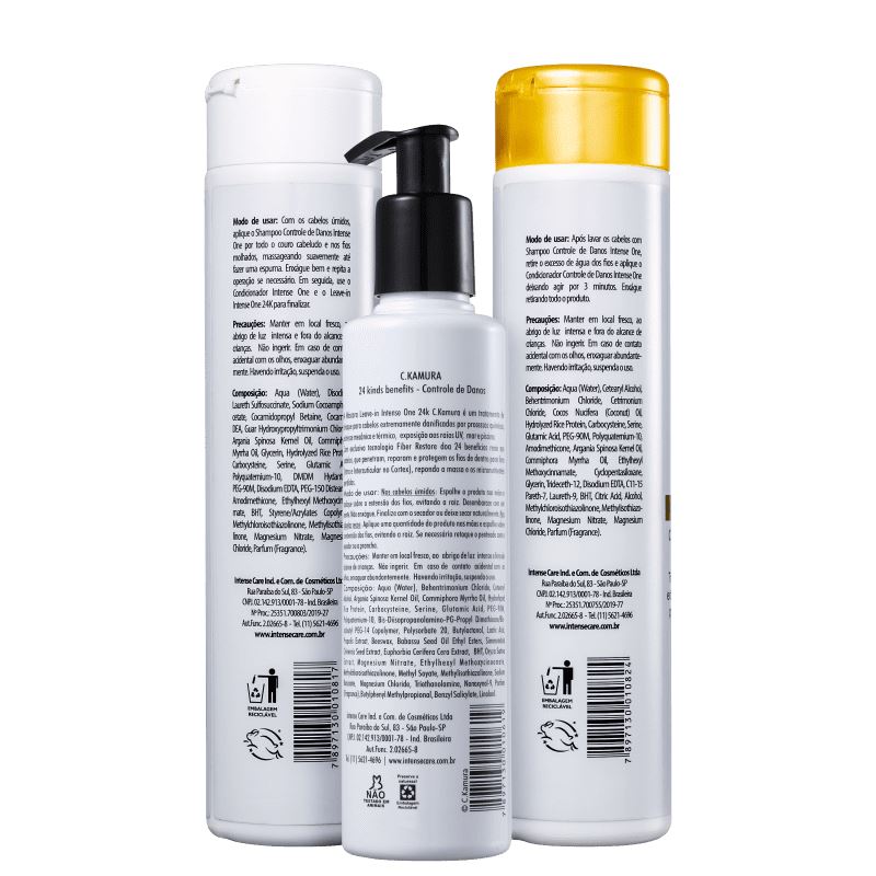 C.Kamura Intense One 24k Kit Trio Damage Control (3 Products)