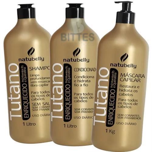 Kit Tutano Natubelly Cosmétique Vitamine B5 Keratin Nurse - Natubelly