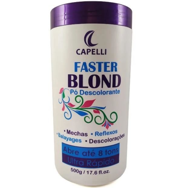 Ultra Fast 8 Tones Blue Discoloration Highlights Bleaching Powder 500g - Capelli
