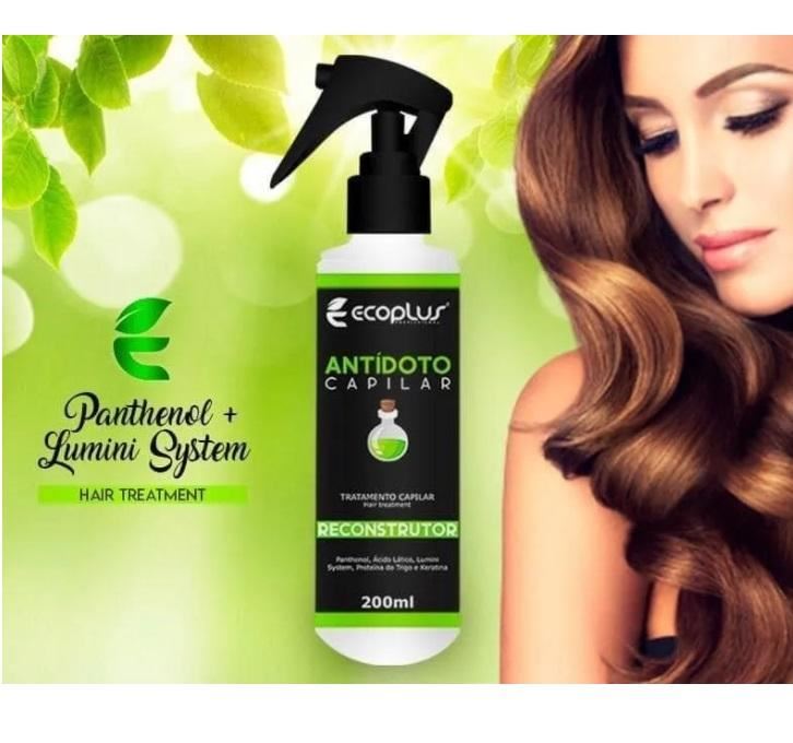 Hair Antidote Panthenol Lumini Reconstructor Treatment Spray 200ml - Ecoplus