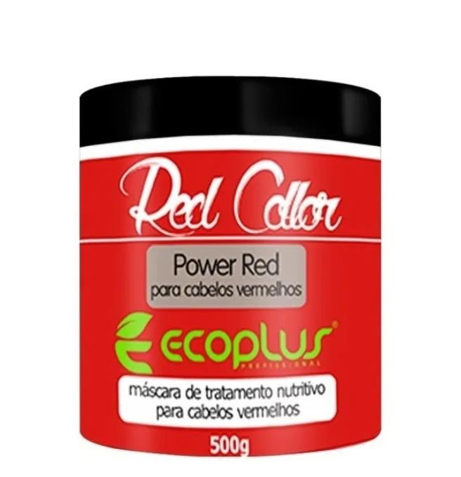 Power Red Collor Tinting Nourishing Revitalizing Treatment Mask 500g - Ecoplus