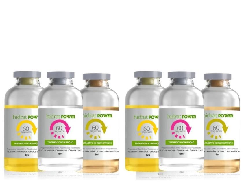 Hidrat Power Chantilly Hydration Nutrition Reconstruction Amps. 6x15ml - Ecoplus