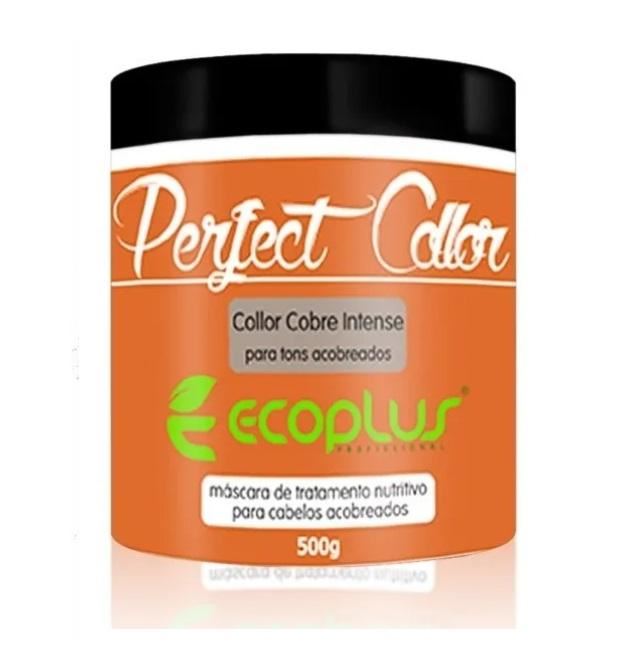 Collors Masque Capillaire Soin Nourrissant Teinté Orange Cuivre 500g - Ecoplus
