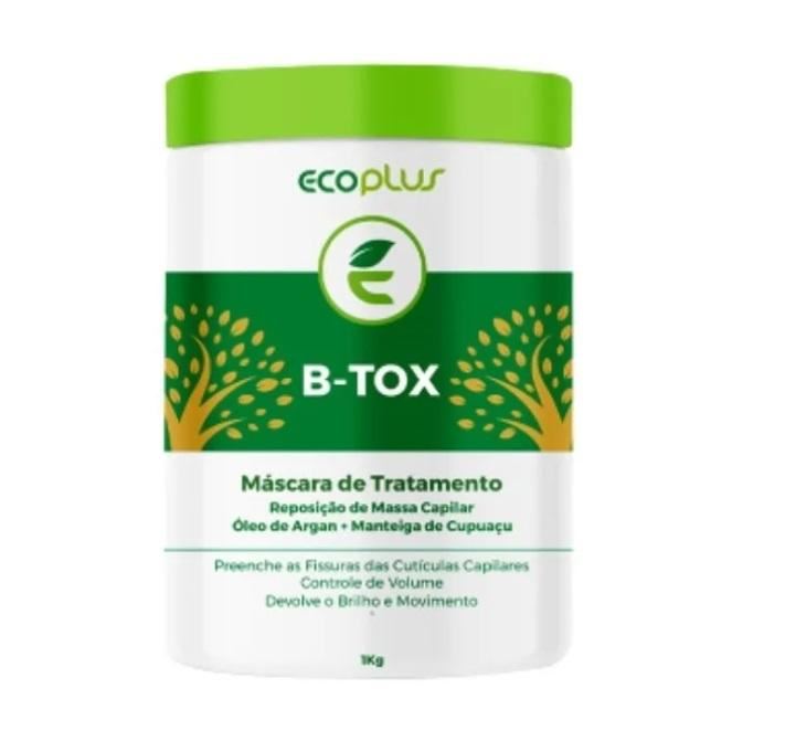 B-tox Hair Mass Replenisher Argan Cupuaçu Butter Treatment Mask 1Kg - Ecoplus