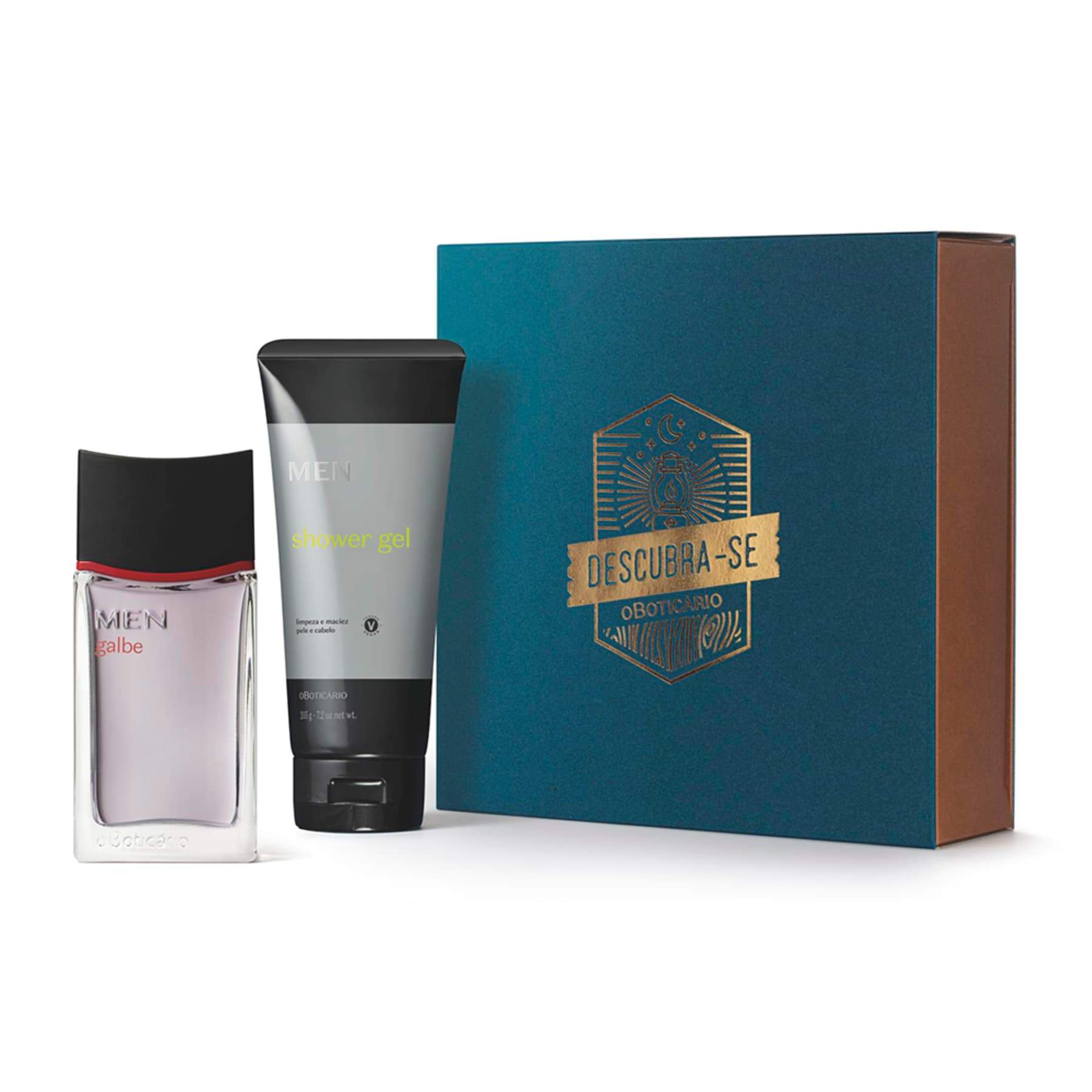 Coffret Cadeau Homme Galbe : Déodorant Cologne 100 ml + Gel Douche 3 En 1 205 g - o Boticario
