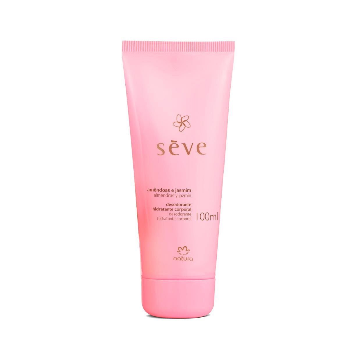 Natura SÈVE Amêndoas Jasmim Edição Limitada / Body Moisturizer Deodorant Almonds And Jasmine Limited Edition - 100ml