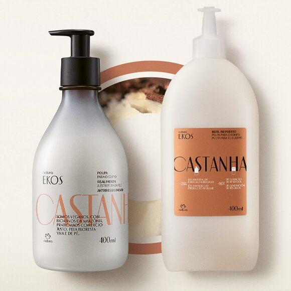 Natura EKOS Conjunto Castanha / Pulp Set Hydratant Corps Hydratant - 400 ml