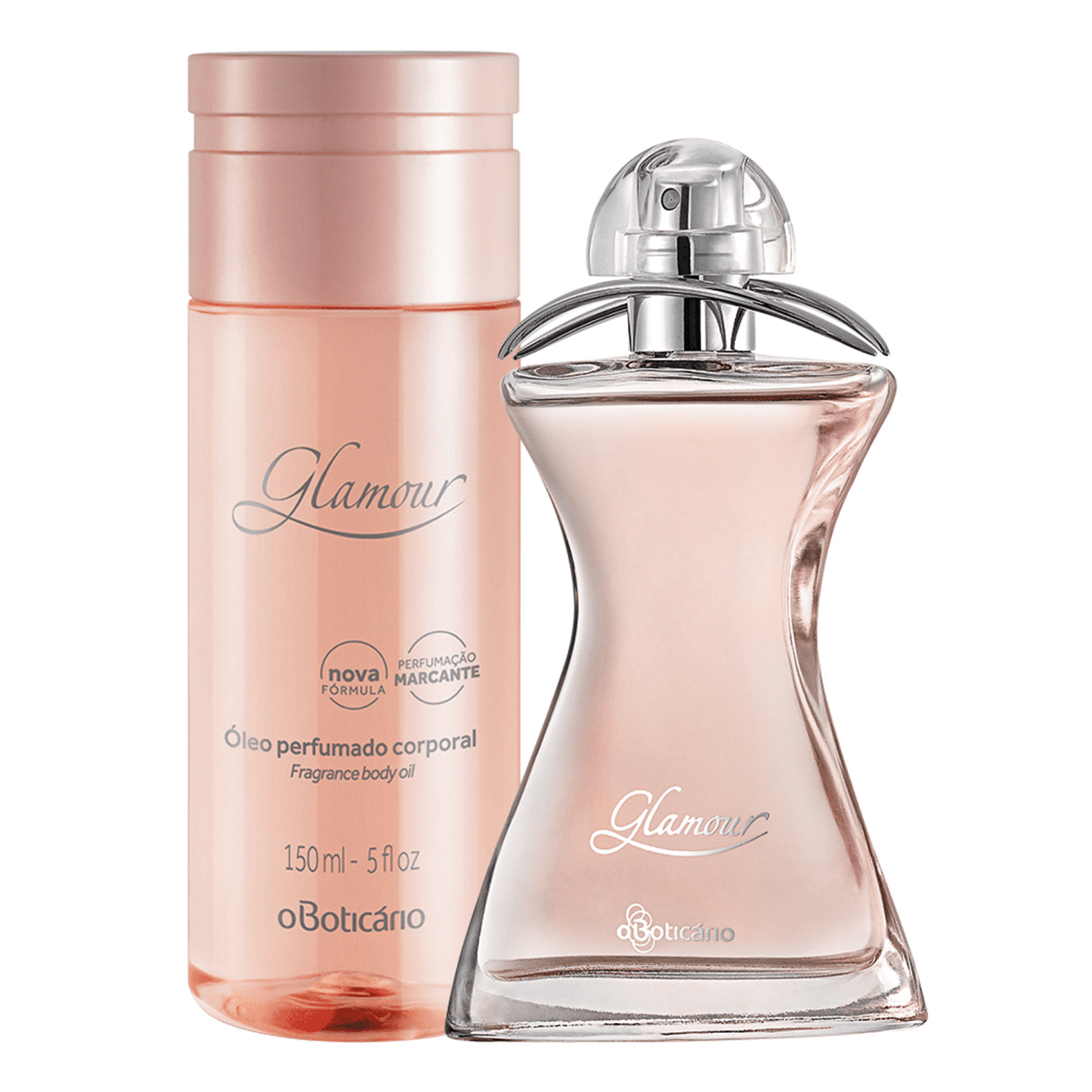 Kit Glamour : Déodorant Cologne + Huile pour le Corps - o Boticario