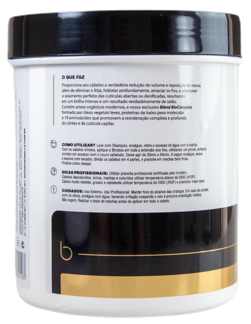 Borabella Hair Mask Boratox Formol Free Botox Mass Replenishment Organic Hair Mask 1Kg - Borabella