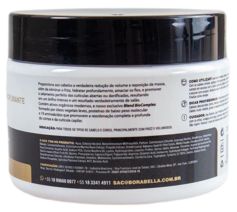 Borabella Hair Mask Boratox Formol Free Botox Mass Replenishment Organic Hair Mask 300g - Borabella