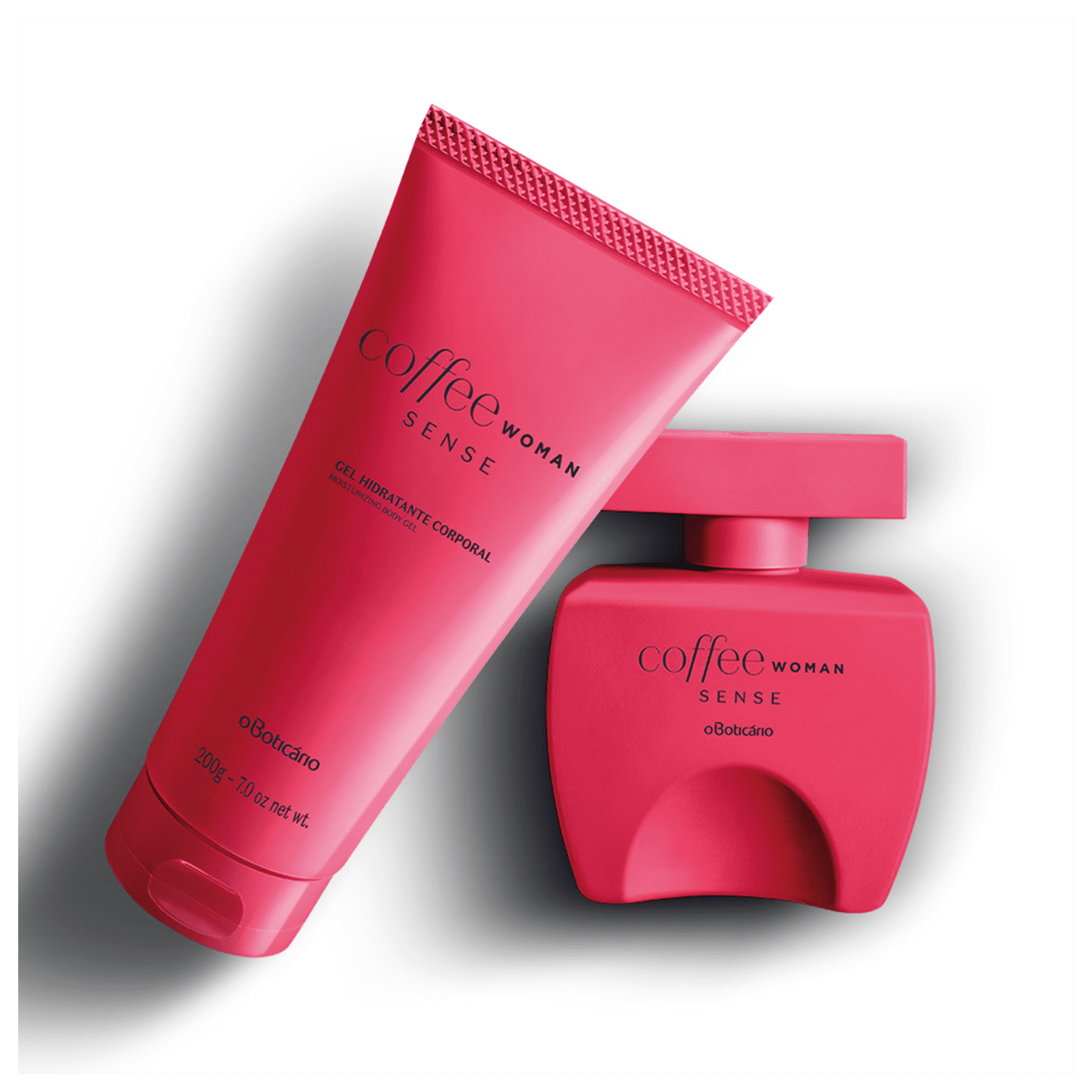 Kit Coffee Sense Woman: Deodorant Cologne, 100 Ml + Body Moisturizing Gel, 200 G - o Boticario