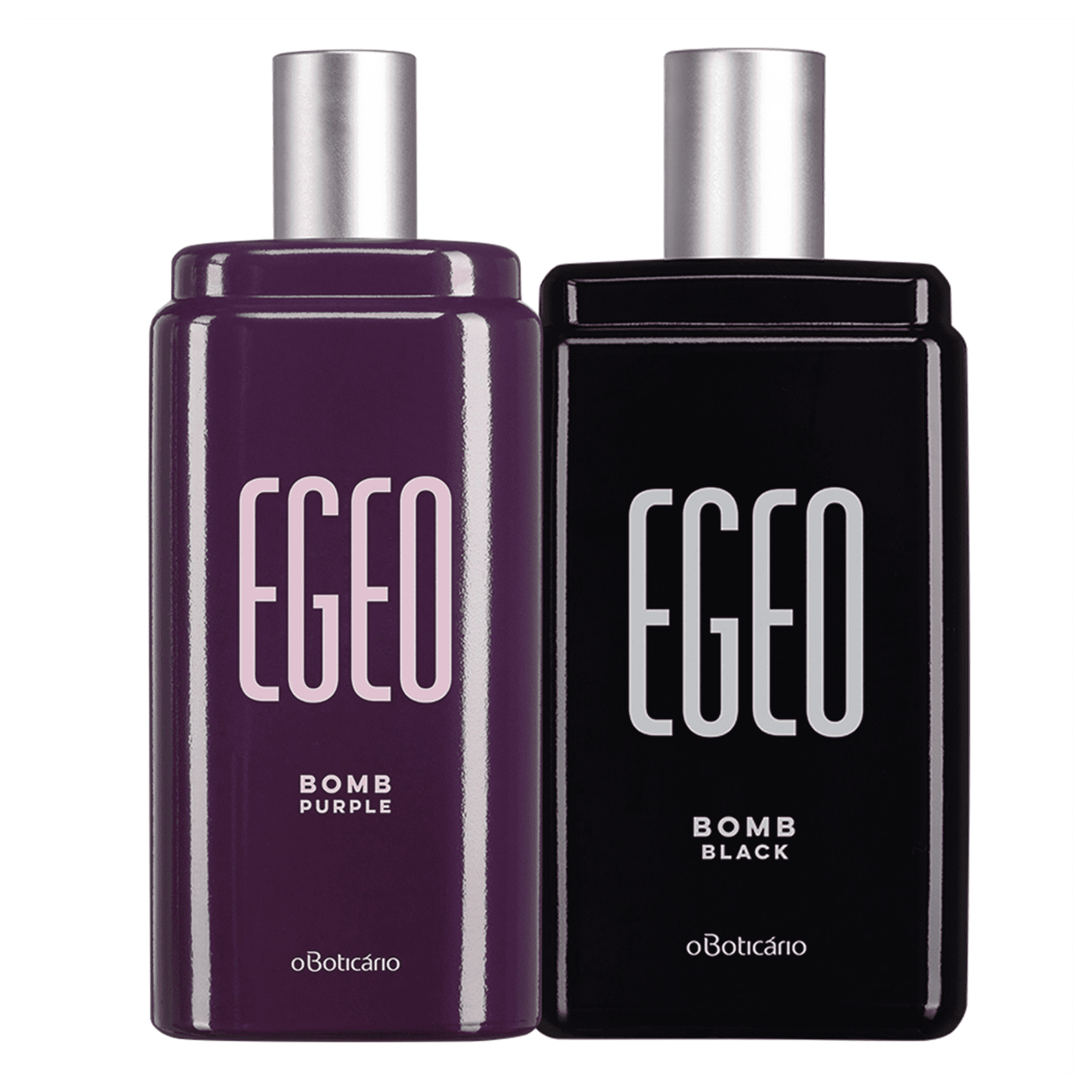 Kit Egeo Bomb: Aego Bomb Black 90ml + Aego Bomb Purple 90ml Perfume