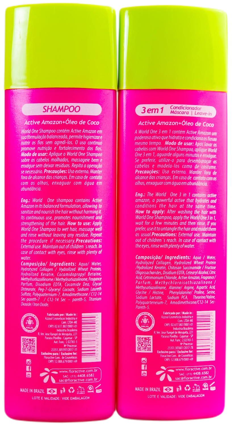 Floractive Home Care World W One Premium Home Care Daily Use 2x300ml - Floractive