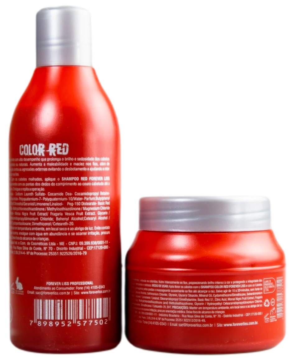 Forever Liss Home Care Color Red (Red Hair) Maintenance Kit 2x1 - Forever Liss