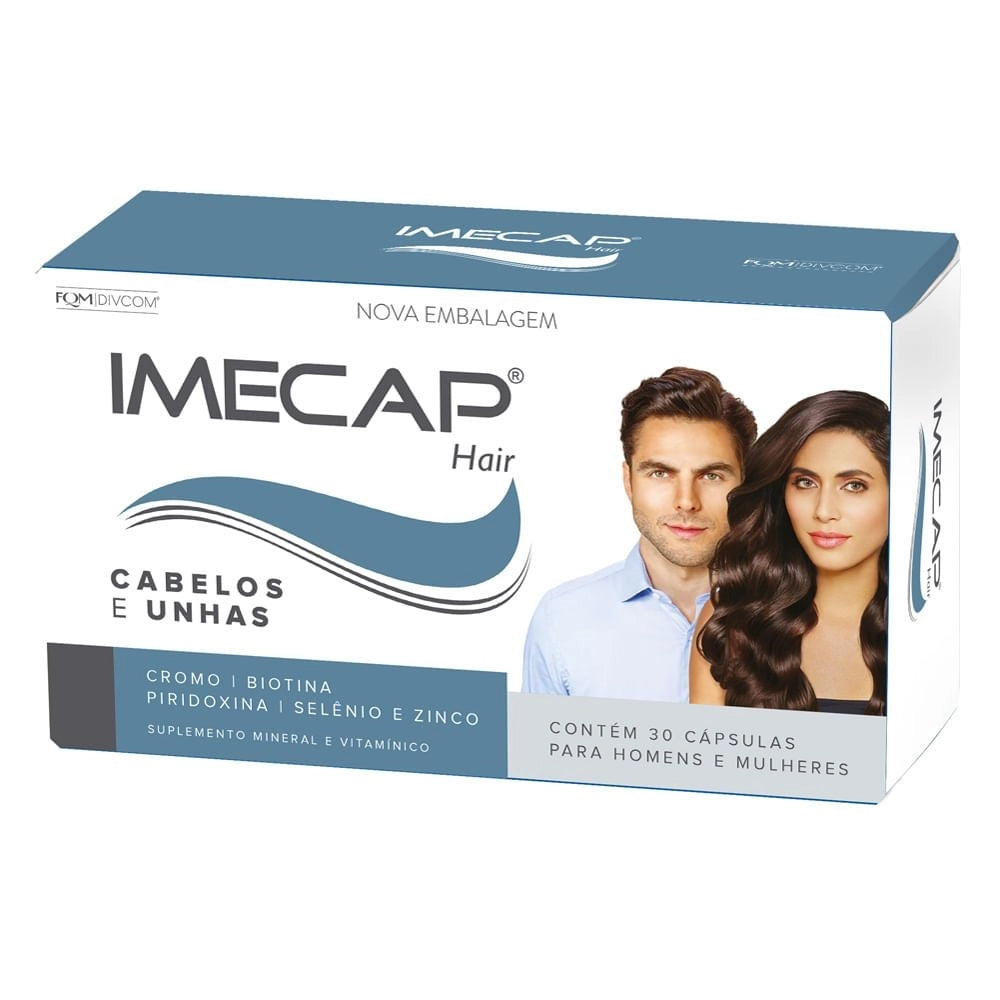Hair Supplement Hair and Nails 60 cap - Imecap, image size:1000x1000