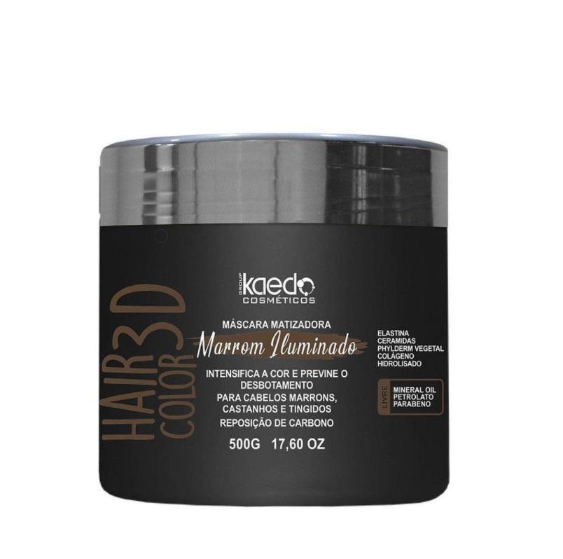 Kaedo Hair Mask Hair Color 3D Brightening Brown Tinting Cabon Replacement Mask 500g - Kaedo