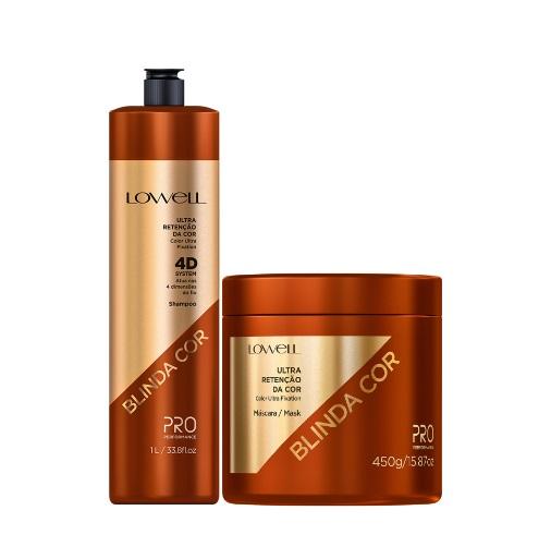 Lowell Brazilian Keratin Treatment Pro Performance Anti Fading Color Shield Protection Treatment Kit - Lowell