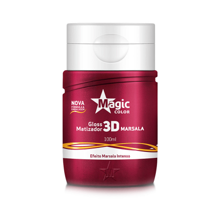 Magic Color Magic Color Gloss Matizador Marsala - 100ml - Magic Color