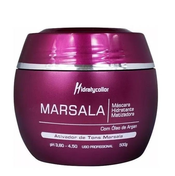 Mairibel Hair Mask Grape Seed Moisturizing Nourishing Marsala Red Tinting Mask 500g - Mairibel