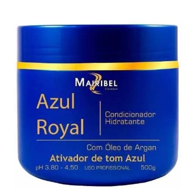 Mairibel Hair Mask Royal Blue Moisturizing Conditioning Argan Tinting Hair Mask 500g - Mairibel