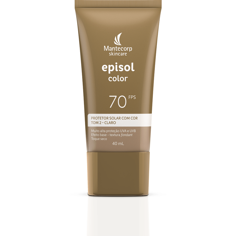 Mantecorp Facial sunscreen Sunscreen Facial Episol Color Tone 2 clear fps70 40ml - Mantecorp