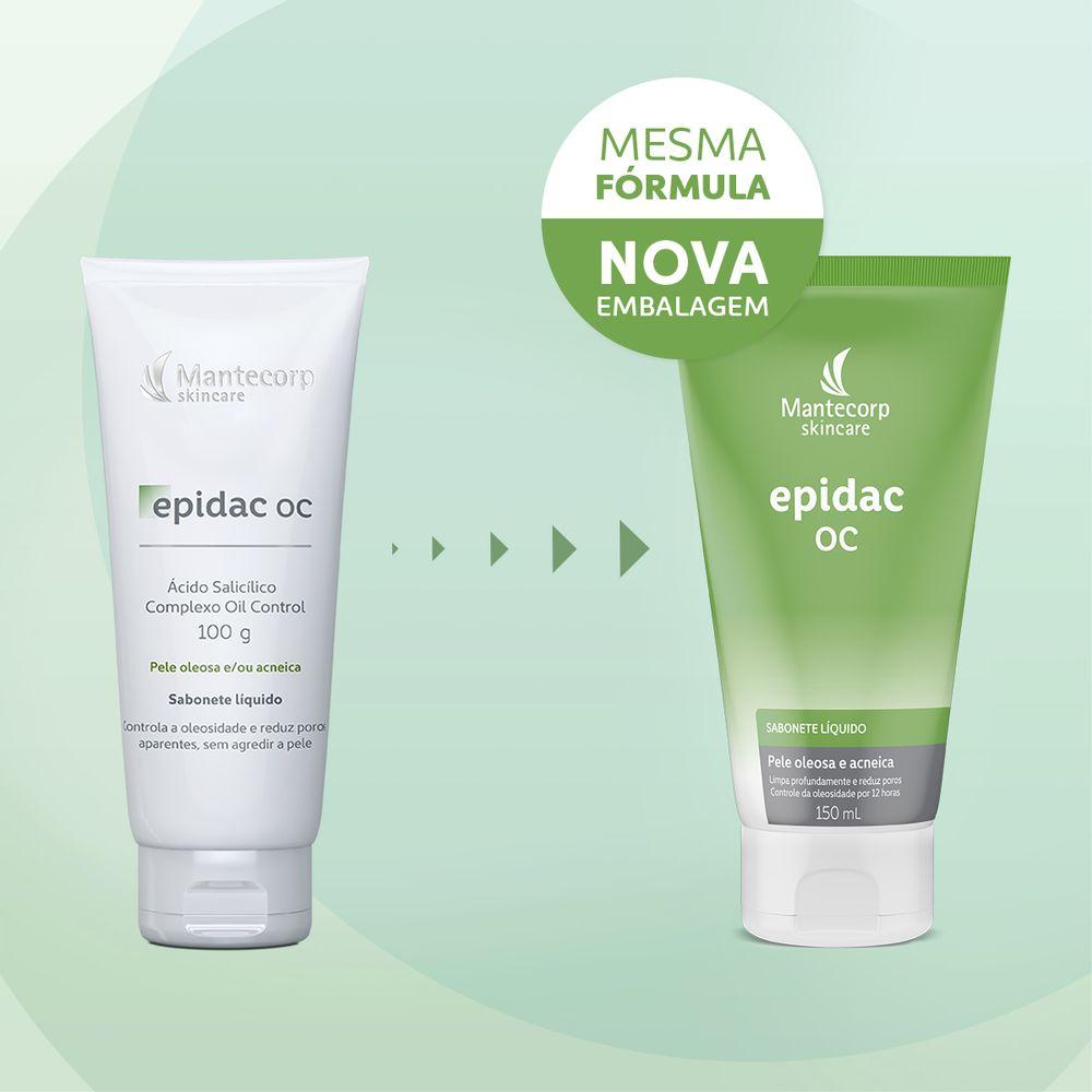 Mantecorp Lip moisturizer Facial Liquid Soap Epidac OC BG 150ml - Mantecorp