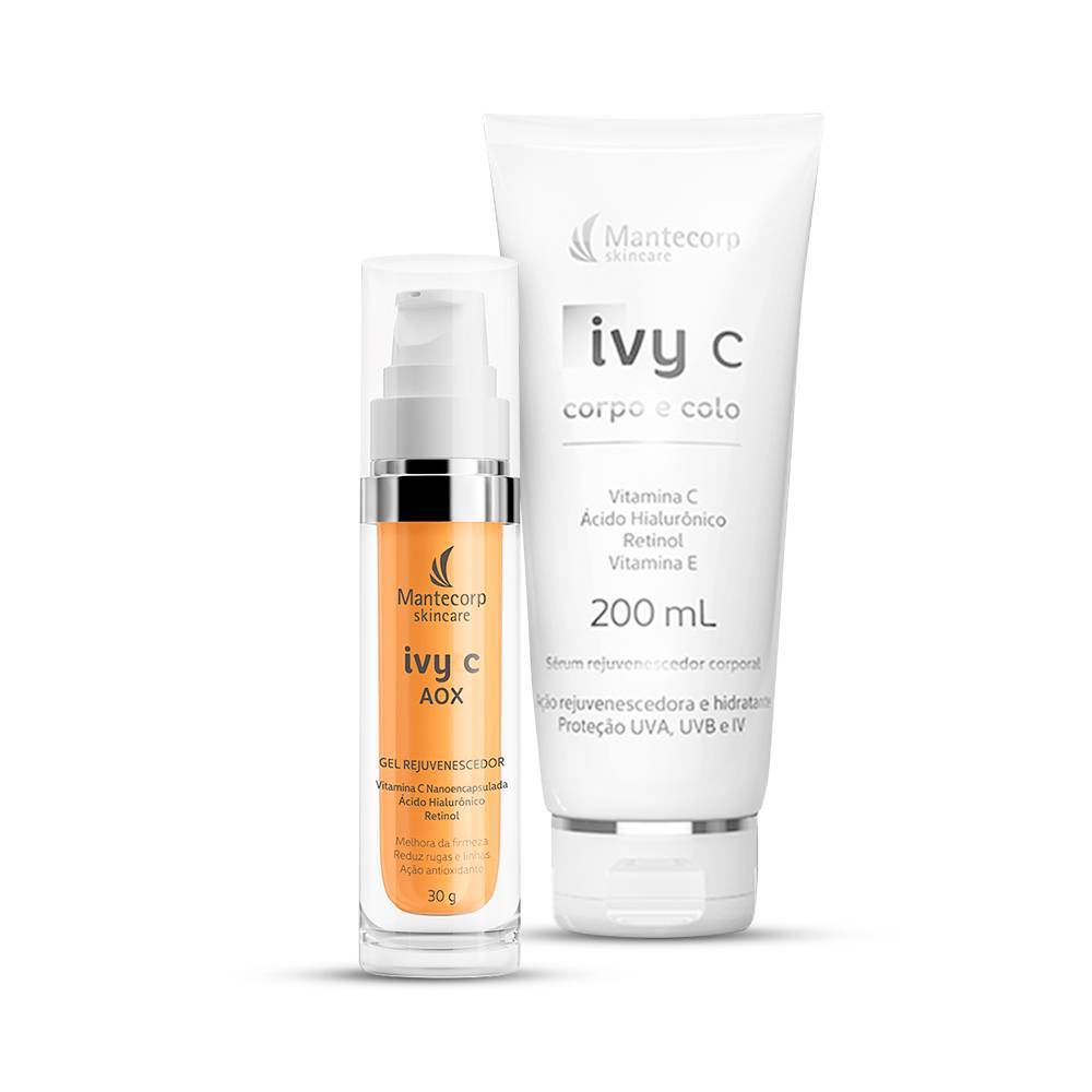 Mantecorp Rejuvenating kit Kit Ivy C Ax Rejuvenating Gel 30 Free Ivy C Body and Colo 200ml - Mantecorp