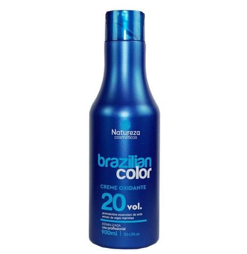 Natureza Cosmetics Brazilian Keratin Treatment Brazilian Color Oxidizing Cream Hydrogen Peroxide Ox 20 vol. 900ml - Natureza