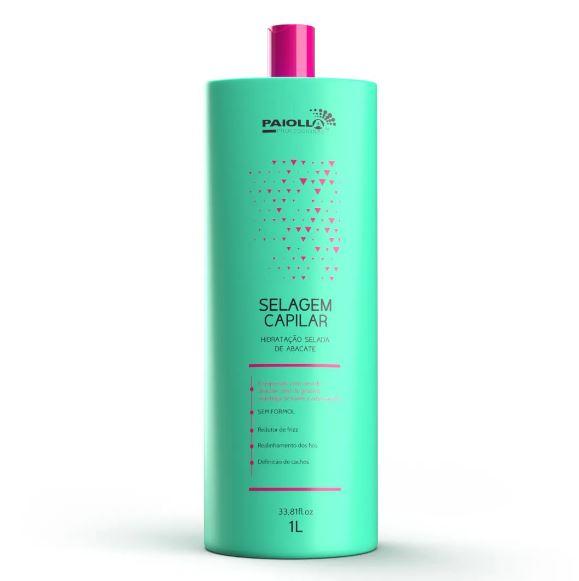 Paiolla Brazilian Keratin Treatment Volume Reductor Realignment Avocado Hydration Capillary Sealing 1L - Paiolla