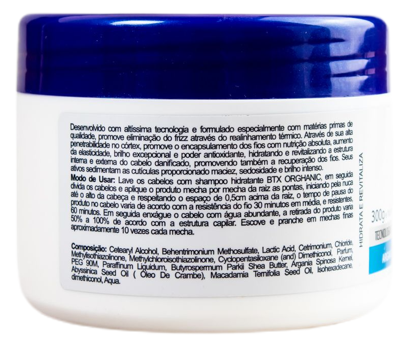 Plancton Professional Brazilian Keratin Treatment Straigtening Deep Hair Mask Orghanic High Performance Mask 300g - Plancton Professional