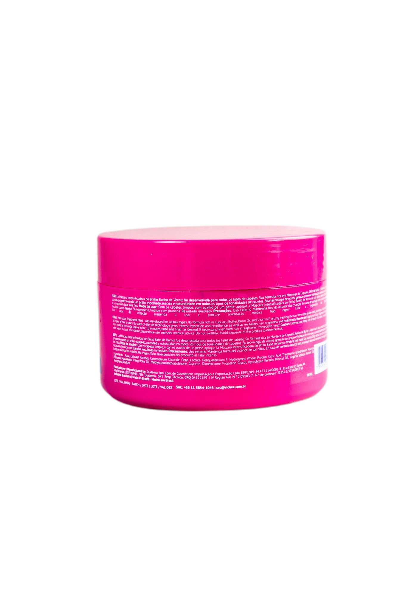 Richée Brazilian Keratin Treatment Brazilian Nano Deep Hair Mask Varnish Bath Shine Intensifying Treatment Mask 300g - Richée