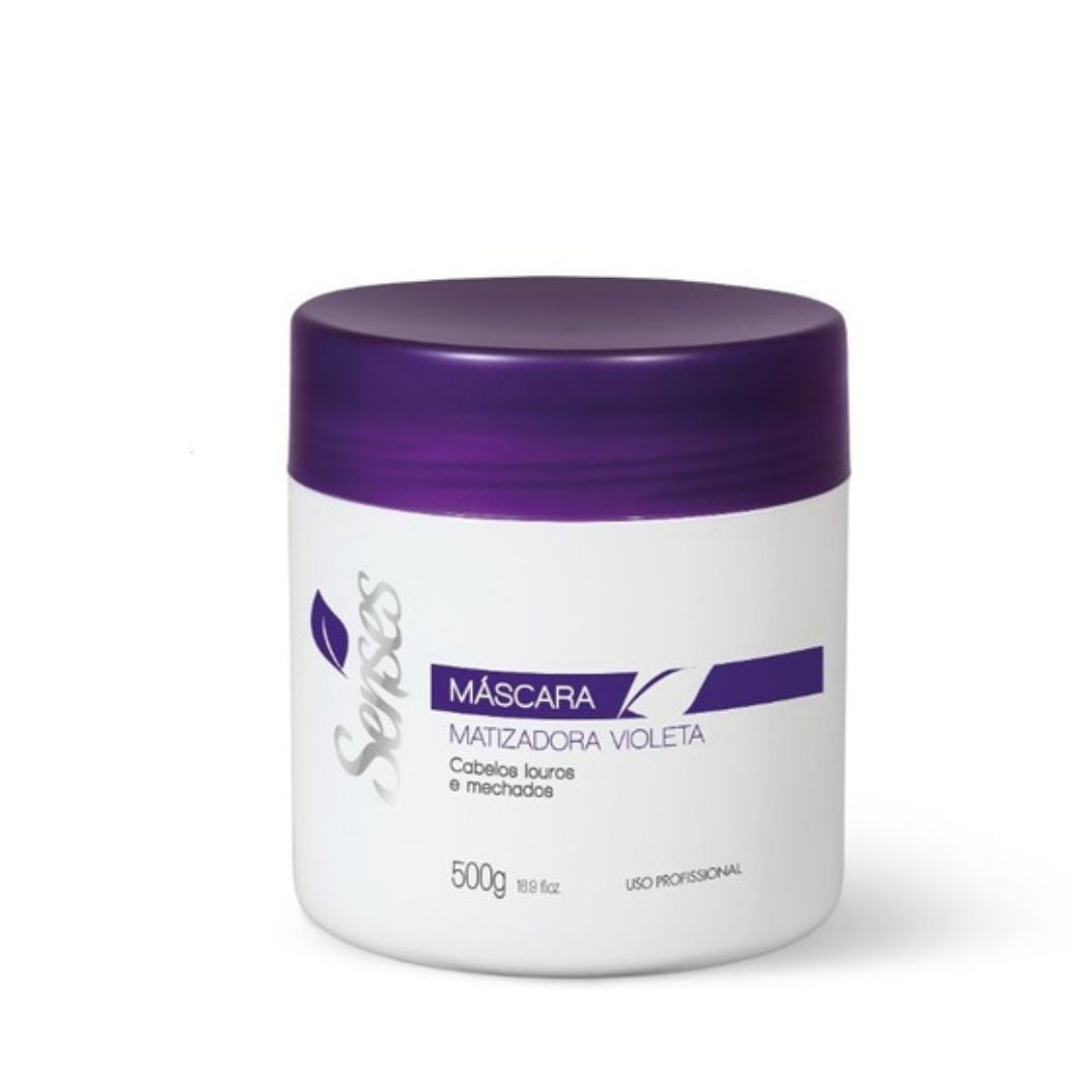 Senses Hair Mask Violet Tinting Color Maintenance Shine Recovery Treatment Mask 500g - Senses