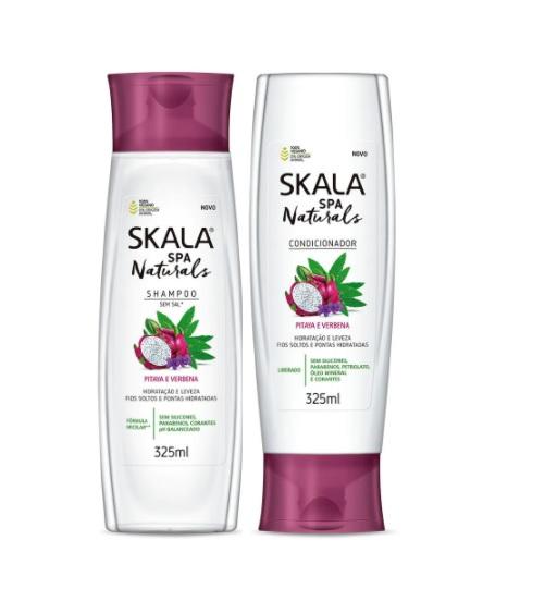 Skala Brazilian Keratin Treatment Spa Naturals Pitaya & Verbena Stranghtening Shine Treatment Kit 2x325ml Skala