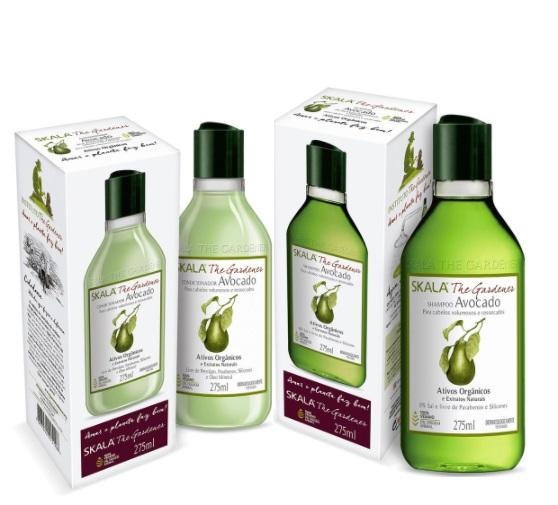 Skala Brazilian Keratin Treatment The Gardeners Avocado Organic Vegan Emollience Hydration Kit 2x275ml Skala